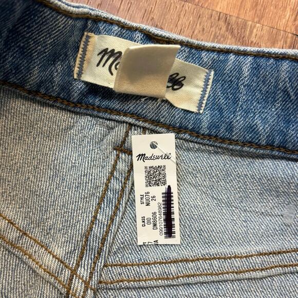 NWT Madewell The Curvy Perfect Vintage Wide-Leg Crop Jean Hallstead Wash Size 26 - Picture 6 of 10